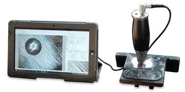 China Portierbare Brinellmaß-Software BrinScan mit Mikroskop 0.5X und Tablette fournisseur